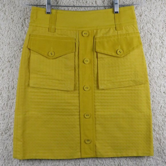 Marc Jacob* Women's Side Zipper Closure 1" Belt Loop 4 Pocket Full Skirt~ Size 0 - Picture 1 of 9